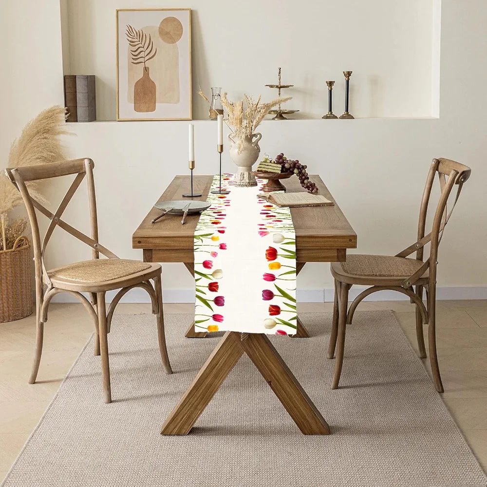 Ishro Home Premium Table Runner – Soft European-Standard Fabric, Elegant Soft Feel, Machine Washable, Timeless Design |
